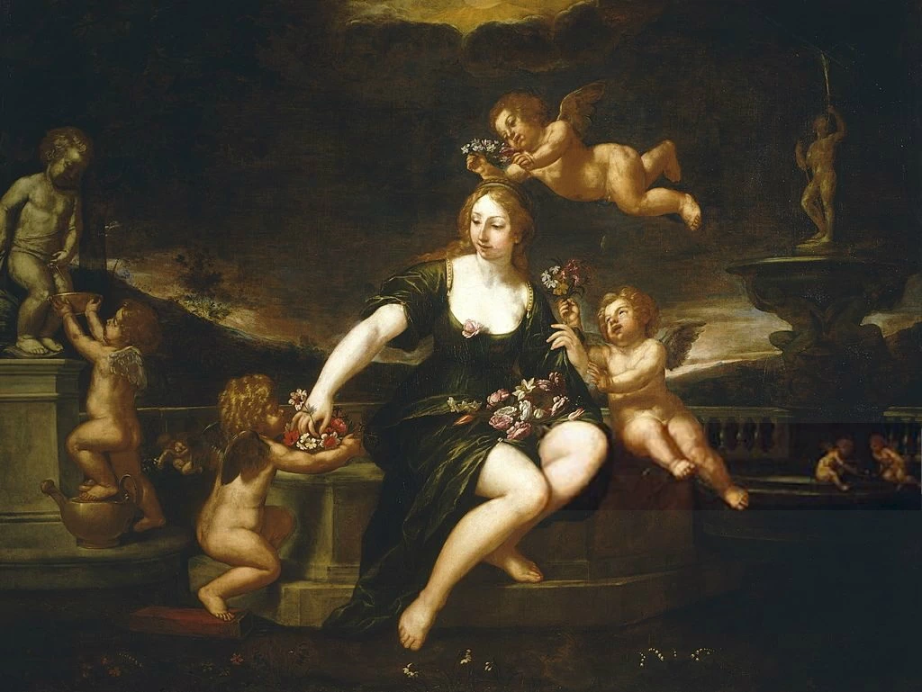 Flora con putti